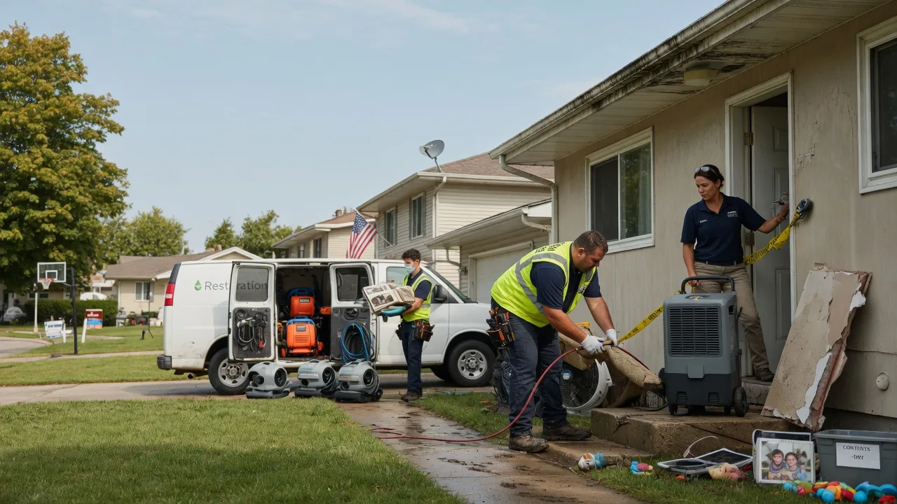 Water Damage Restoration in Irving, IL near me